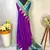 Purple Foux Kanchipuram Sarees With A Temple Weaving Border With Contrast Blouse