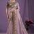 Pyaji glass tissue moti work designer saree with unstitched blouse