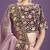 Pyaji glass tissue moti work designer saree with unstitched blouse