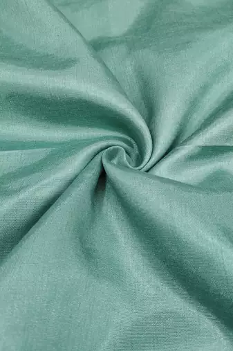 Turquoise Viscose Organza Embellished Unstitched Dress Material