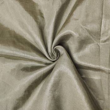 Light Grey Viscose Organza Embroidered Unstitched Dress Material 4