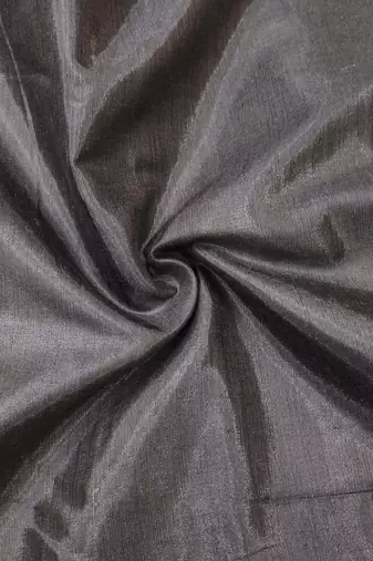 Grey Viscose Organza Embroidered Unstitched Dress Material