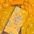 Yellow Roman Cotton silk blend Hand Work Unstitched Dress Material