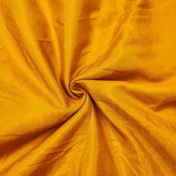 Yellow Roman Cotton silk blend Hand Work Unstitched Dress Material 4