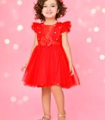 Saka designs girl's above knee dress