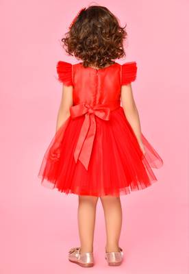 Saka designs girl's above knee dress 3