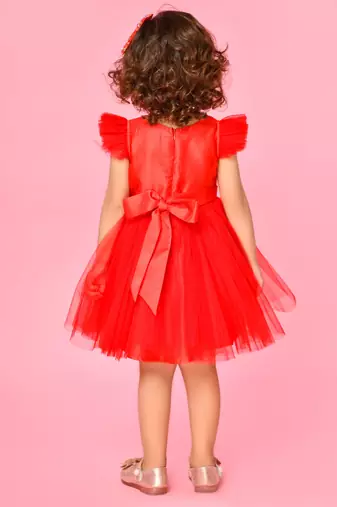 Saka designs girl's above knee dress