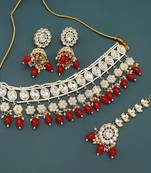 Regal diamond and emerald necklace set - exquisite bridal and formal jewelry