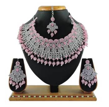 Exquisite chandelier Necklace :: - traditional indian bridal jewelry set 2