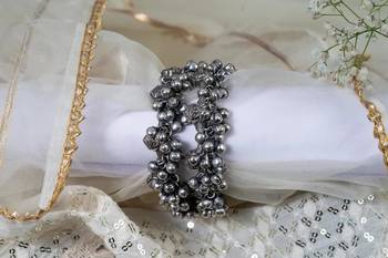 Maadurga openable kada, indian oxidized german silver jewelry, tribal banjara style 3