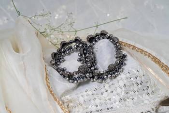 Maadurga openable kada, indian oxidized german silver jewelry, tribal banjara style 5