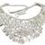 Bollywood style silver coin silver plated party wear waist belt
