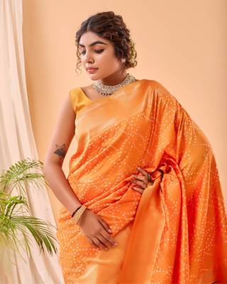 Yellow Paithani Silk Saree And Rich Pallu Saree With Blouse For Women 2