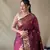 Brown Soft Silk Sarees With Gold Zari Weaving Saree,Blouse-not As Per Image