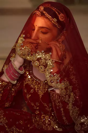 MAROON VELVET LEHENGA EMBROIDERY WORK