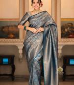 silk blend sarees with blouse