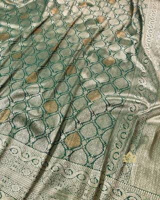 silk blend sarees with blouse 4