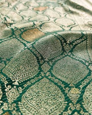 silk blend sarees with blouse 5
