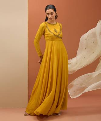 Mustard anrakali set 1