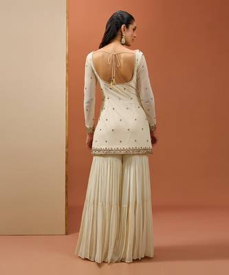 Offwhite kurta set 2