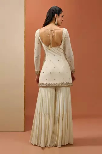 Offwhite kurta set
