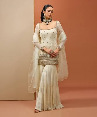 Offwhite kurta set 5