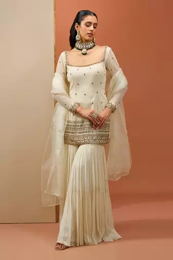 Offwhite kurta set
