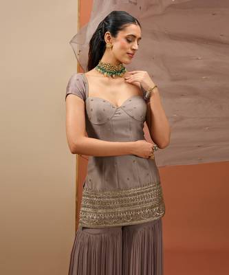 Brown kurta set 2