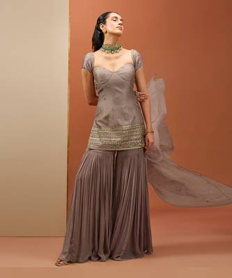 Brown kurta set 3