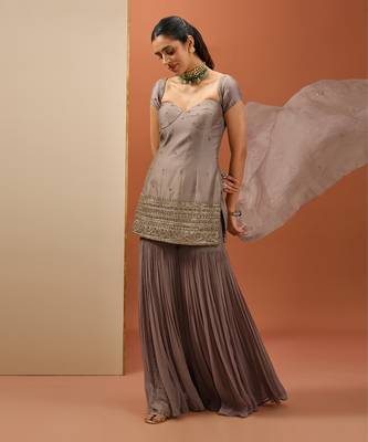 Brown kurta set 4