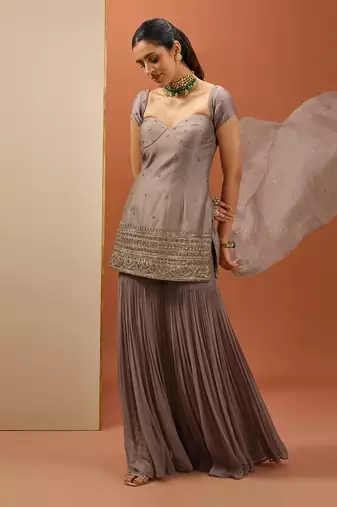 Brown kurta set