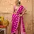 Elora soft georgette all over butta work banarasi saree (pink)