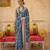 Elora soft georgette all over butta work banarasi saree (blue)