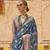 Elora soft georgette all over butta work banarasi saree (blue)