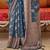 Elora soft georgette all over butta work banarasi saree (blue)