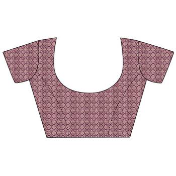 Elora soft georgette butta weaving banarasi saree (purple) 5