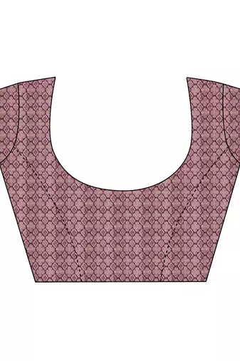 Elora soft georgette butta weaving banarasi saree (purple)