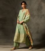 Tashi kurta set with dupatta - teal