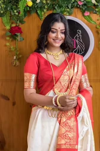 silk blend sarees with blouse