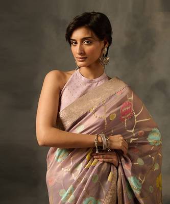 Palki saree - purple 3