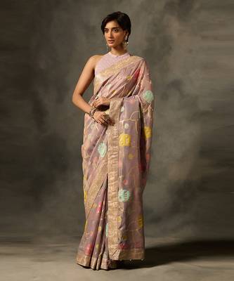 Palki saree - purple 4