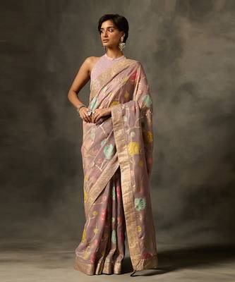 Palki saree - purple 5