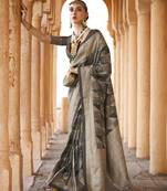 Elora soft silk stripes printed leheriya saree (multicolor)