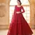 Red Cording & Thread Embroidered With Stone Work Lehenga Choli