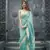 Rama Cotton woven art silk saree with blouse
