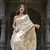 Cotton woven art silk saree with blouse