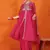 Pink beautiful partywear readymade salwar kameez