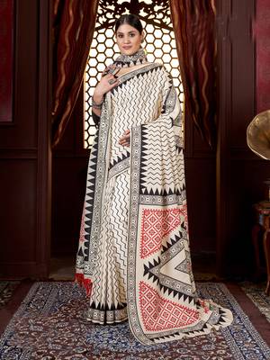Winter special off white pashmina saree with fancy shawl wedding looks 1