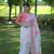 Rich looks floral printed off white muga cotton saree for sophisticated looks