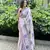 Rich looks floral printed off white muga cotton saree for sophisticated looks